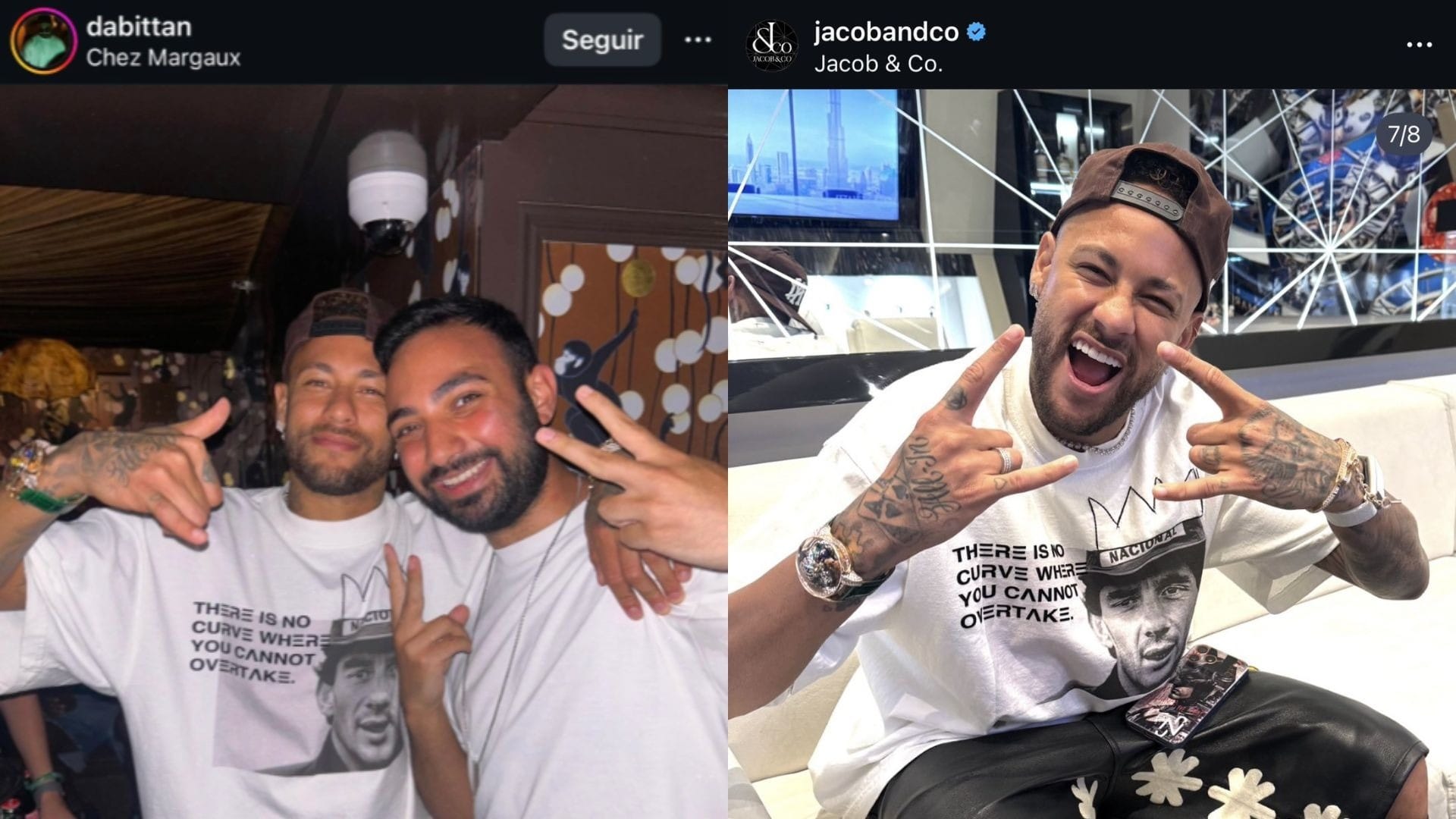 Enquanto Biancardi passa dia em Miami, Neymar é visto sem aliança em NY