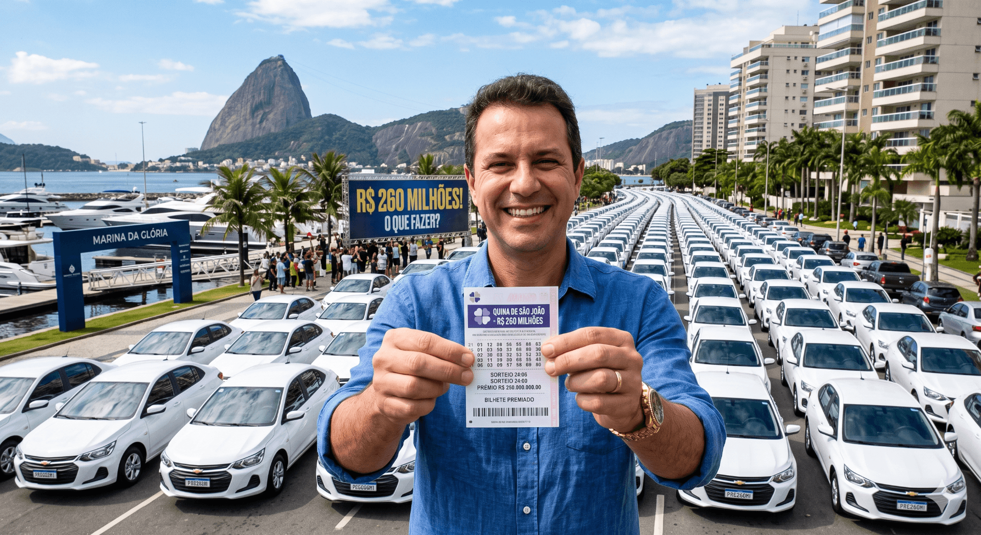 Mansões, carros ou ajudar a família? Veja o que fazer com R$ 260 milhões