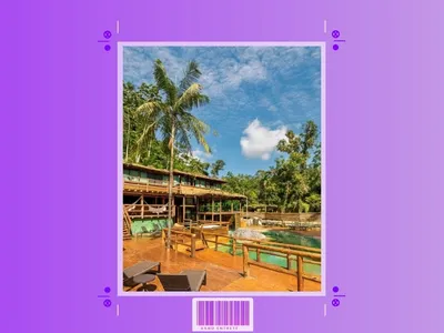 Conheça a cabana onde Ana Castela ficou hospedada em Antonina, no Paraná