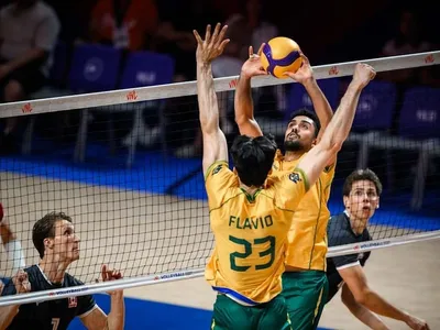 No tie-break, Brasil vence o Canadá e reage na Liga das Nações Masculina