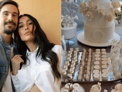 FOTOS: Sabrina Sato e Nicolas Prattes fazem chá revelação a pedido de Zoe