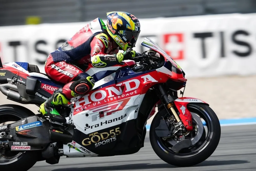 Diogo Moreira durante o GP da Holanda da MotoGP