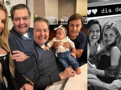 Faustão faz rara aparição no aniversário da esposa, Luciana Cardoso; veja