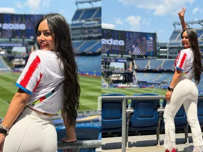'Coração transborda', diz Larissa Riquelme após vitória do Paraguai na Copa