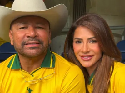 Conheça a 'Neydrasta', namorada do pai de Neymar e mãe de parça do jogador