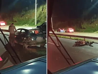 Motociclista morre atropelado após colidir com com veículo na Tamoios