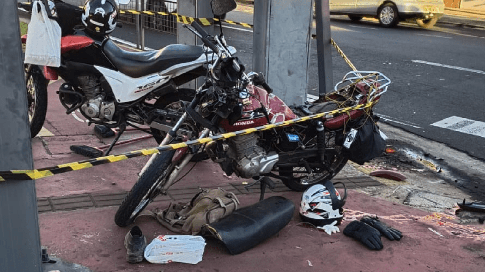 Motociclista de 58 anos morre após acidente na avenida Bady Bassitt