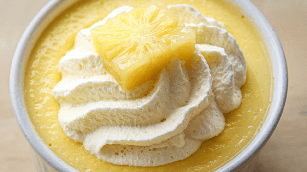Abacaxi gratinado: aprenda truque para fazer sobremesa que parece suflê