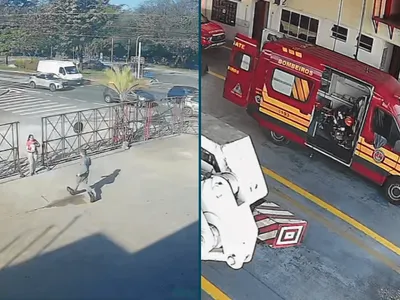VÍDEO: bombeiros salvam bebê de 30 dias engasgado em Sorocaba