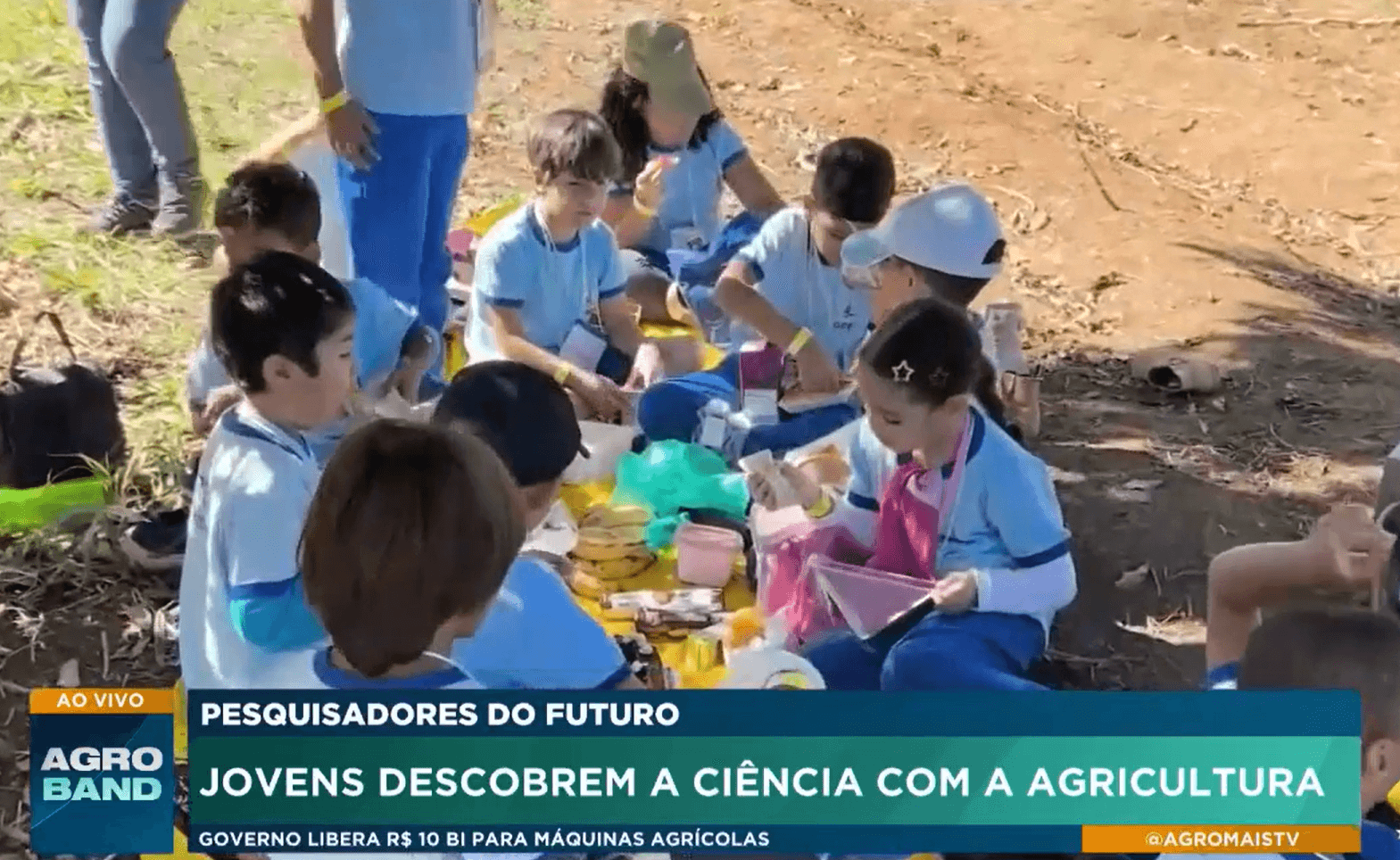 Feira aproxima jovens estudantes da rotina do agronegócio e do clima