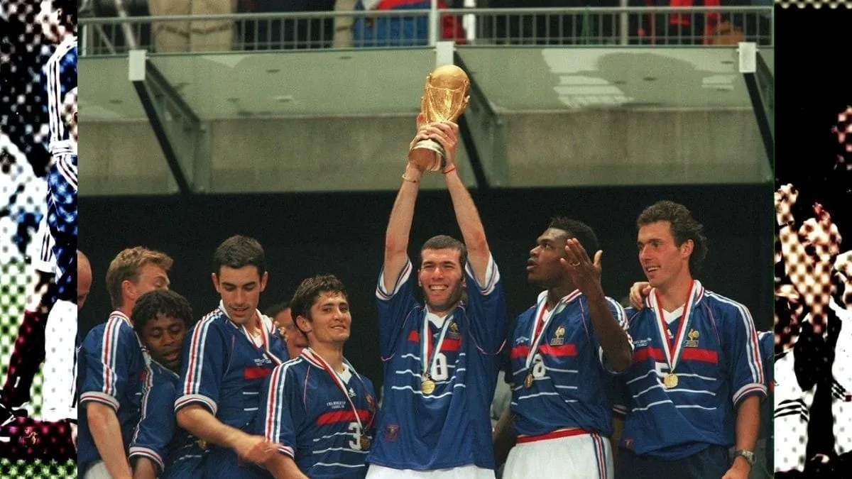 França conquistou sua primeira Copa do Mundo em 1998 - Crédito: X