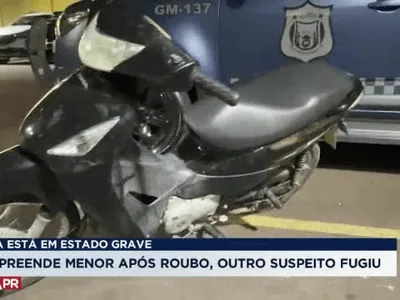 Guarda de São José dos Pinhais apreende menor após tentativa de latrocínio