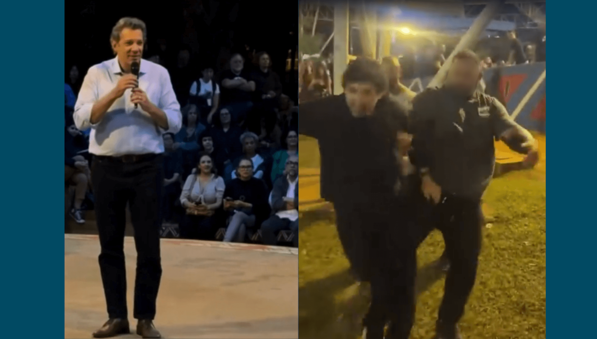 Aula de Haddad na Unicamp é interrompida por confusão com membros do MBL