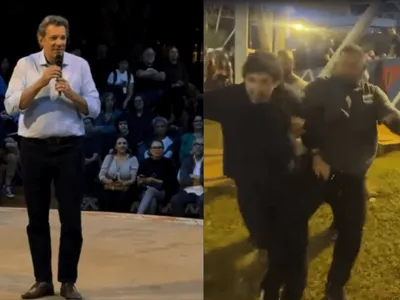 Aula de Haddad na Unicamp é interrompida por confusão com membros do MBL