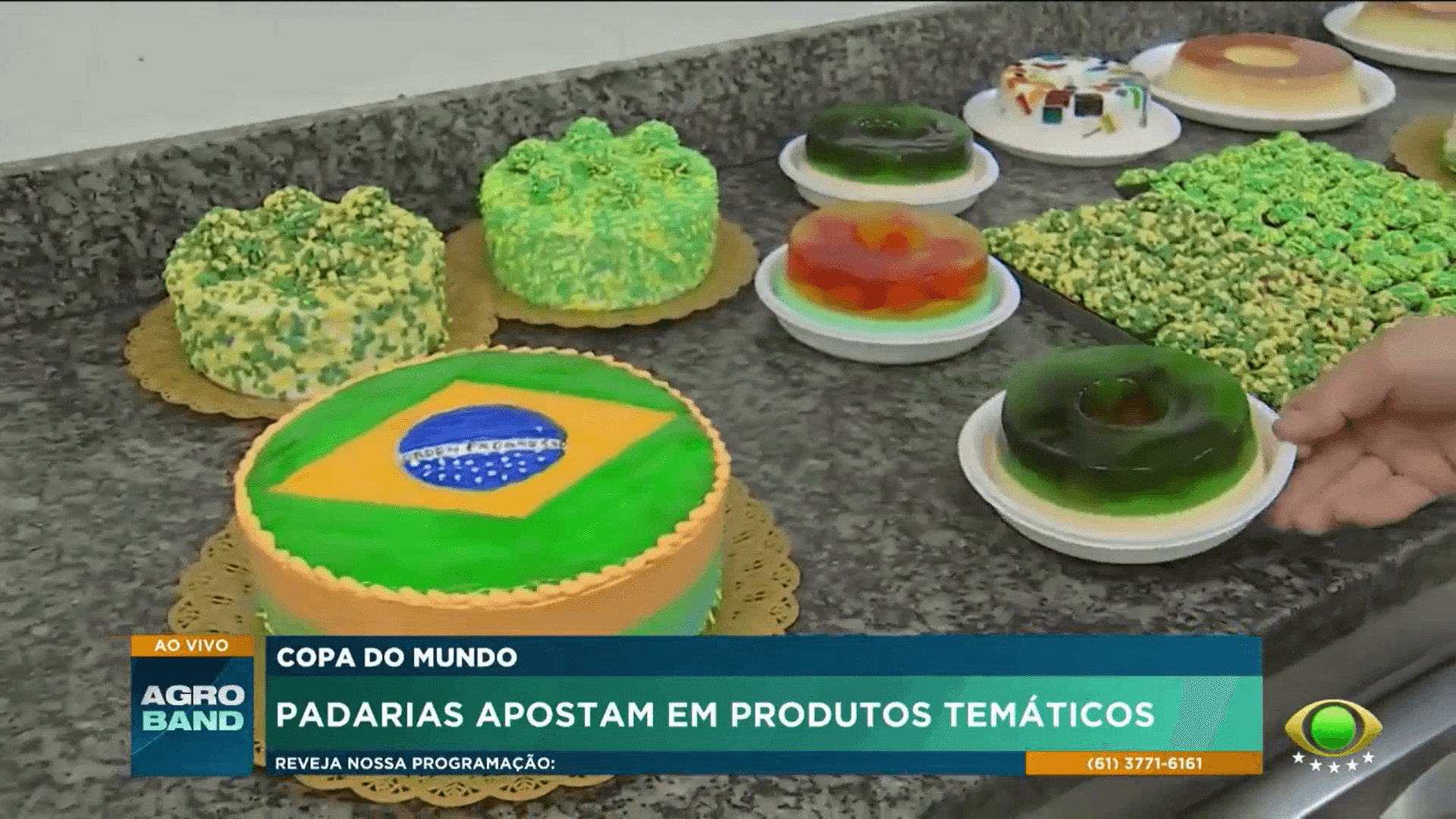 Padarias de São Paulo apostam em produtos temáticos para jogos da seleção
