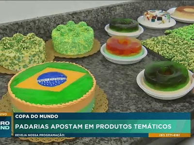 Padarias de São Paulo apostam em produtos temáticos para jogos da seleção