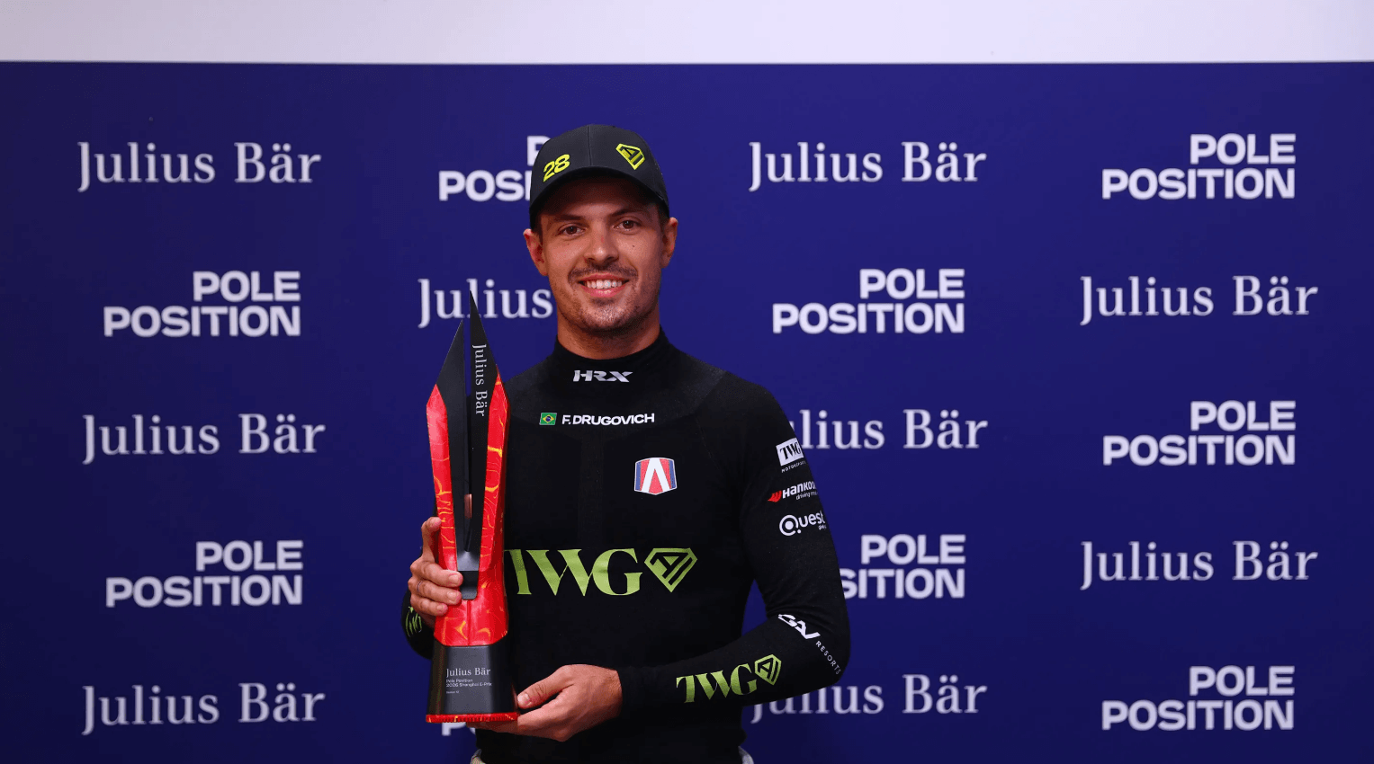 Fórmula E: Drugovich conquista pole para E-Prix de Xangai; Di Grassi é 20º