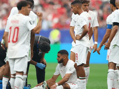 'Carrasco' do Brasil, atacante do Marrocos sente lesão e preocupa
