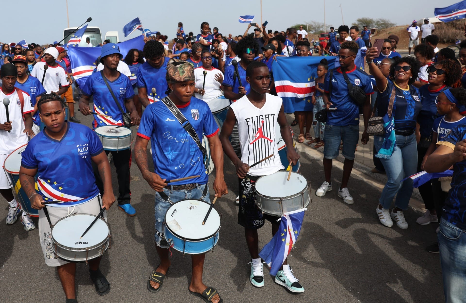 Cabo Verde é recebido com festa após campanha histórica na Copa I Foto: REUTERS/Sodiq Adelakun