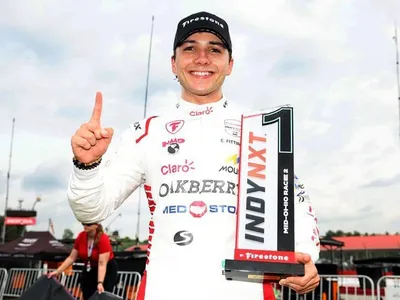 Enzo Fittipaldi vence corrida 2 em Mid-Ohio e assume liderança da Indy NXT