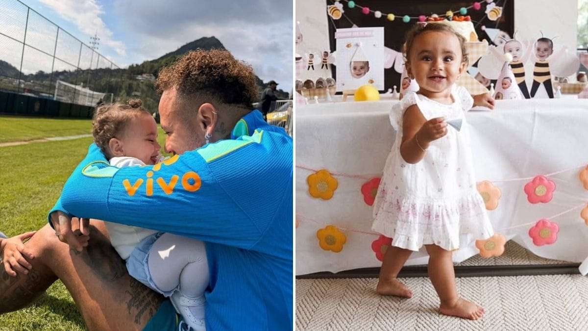 Neymar celebra aniversário de um ano da filha Mel com Bruna Biancardi