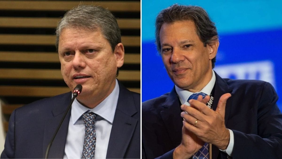 Quaest: Tarcísio de Freitas lidera com 15 pontos à frente de Haddad em SP