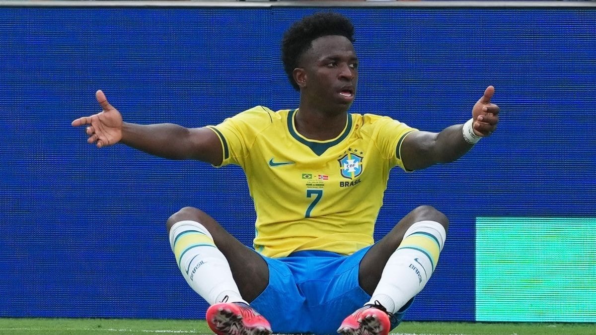 Vini Jr. processa influenciador por acusações sobre pênalti na Copa