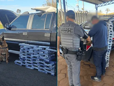 Motorista é preso com 74 tijolos de maconha na Castello Branco, em Itatinga