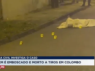 Homicídio em rua de Colombo após possível emboscada