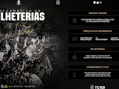 Ponte Preta abre venda de ingressos para duelo contra o Criciúma