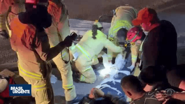 Motociclista fica gravemente ferido em colisão na Rodovia da Uva