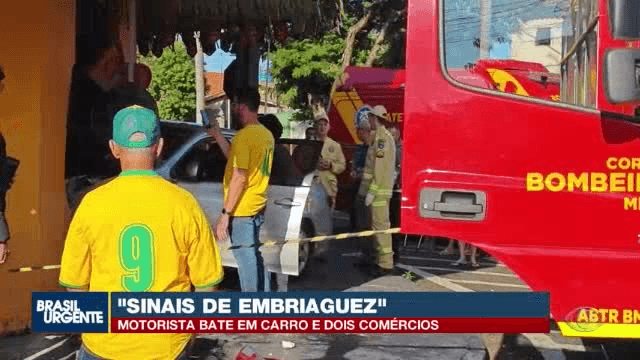 Motorista com sinais de embriaguez causa série de acidentes em Cambé