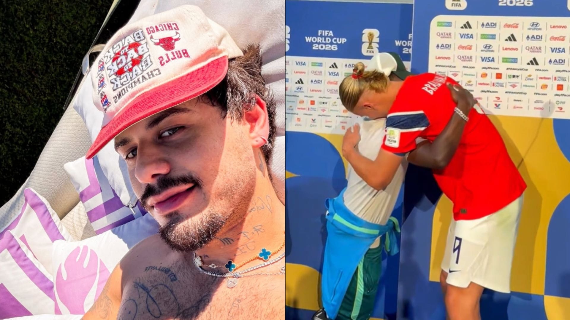 Zé Felipe se revolta com abraço de Haaland e Vini Jr. após eliminação