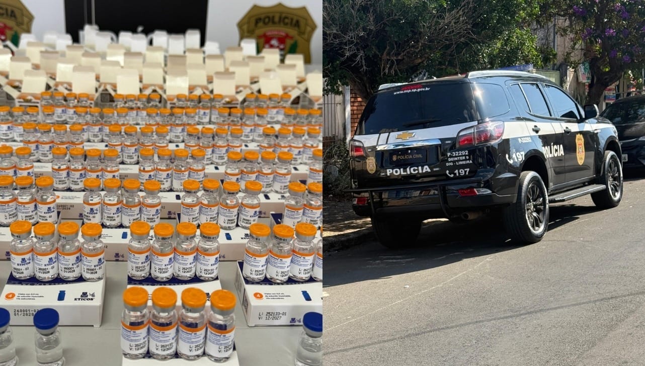 Foram apreendidas substâncias em diversos endereços