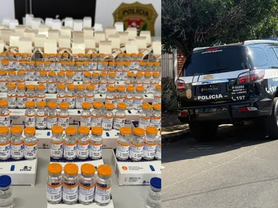 Polícia apreende R$200 mil em remédios para emagrecer e prende 5 suspeitos