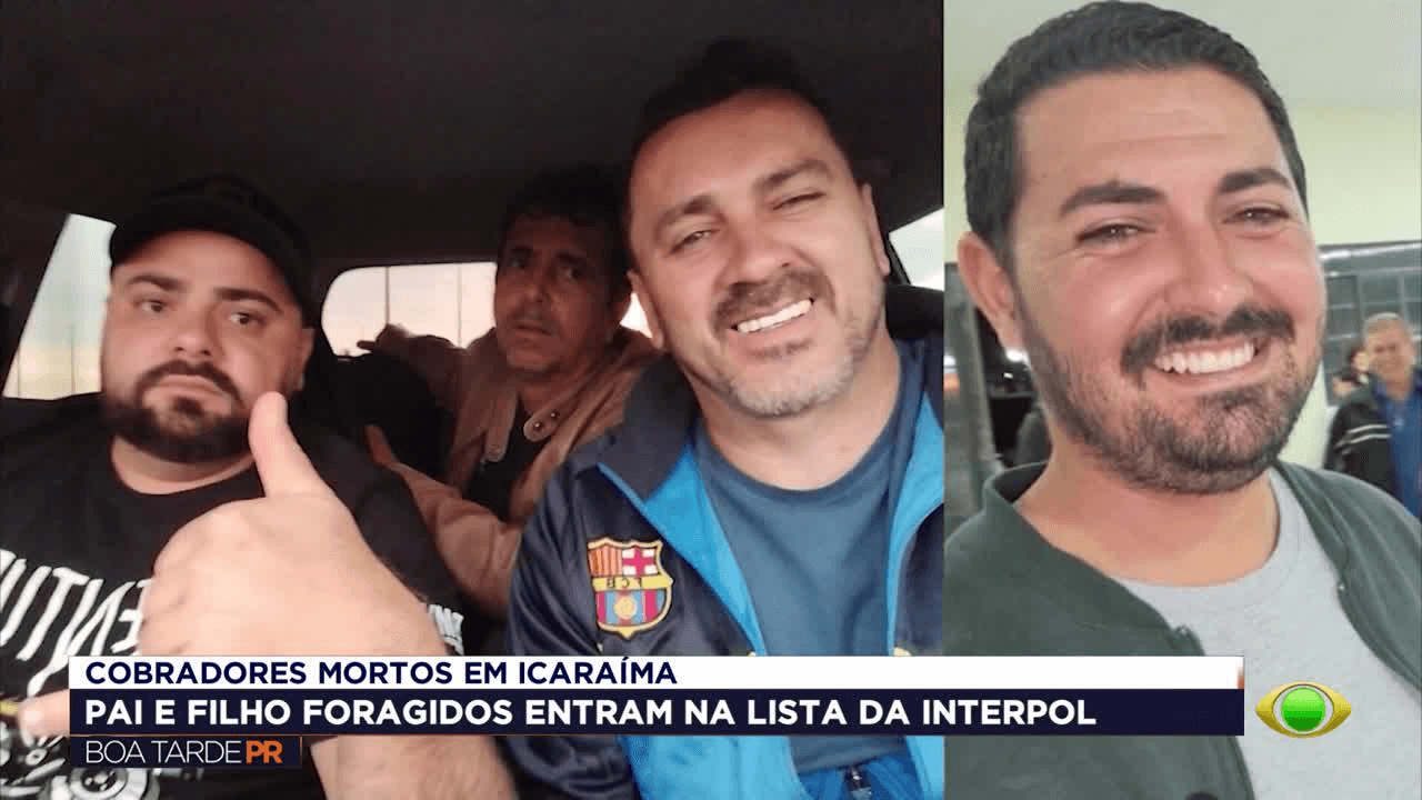 Pai e filho da chacina de Icaraíma entram na lista da Interpol