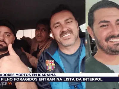 Pai e filho da chacina de Icaraíma entram na lista da Interpol