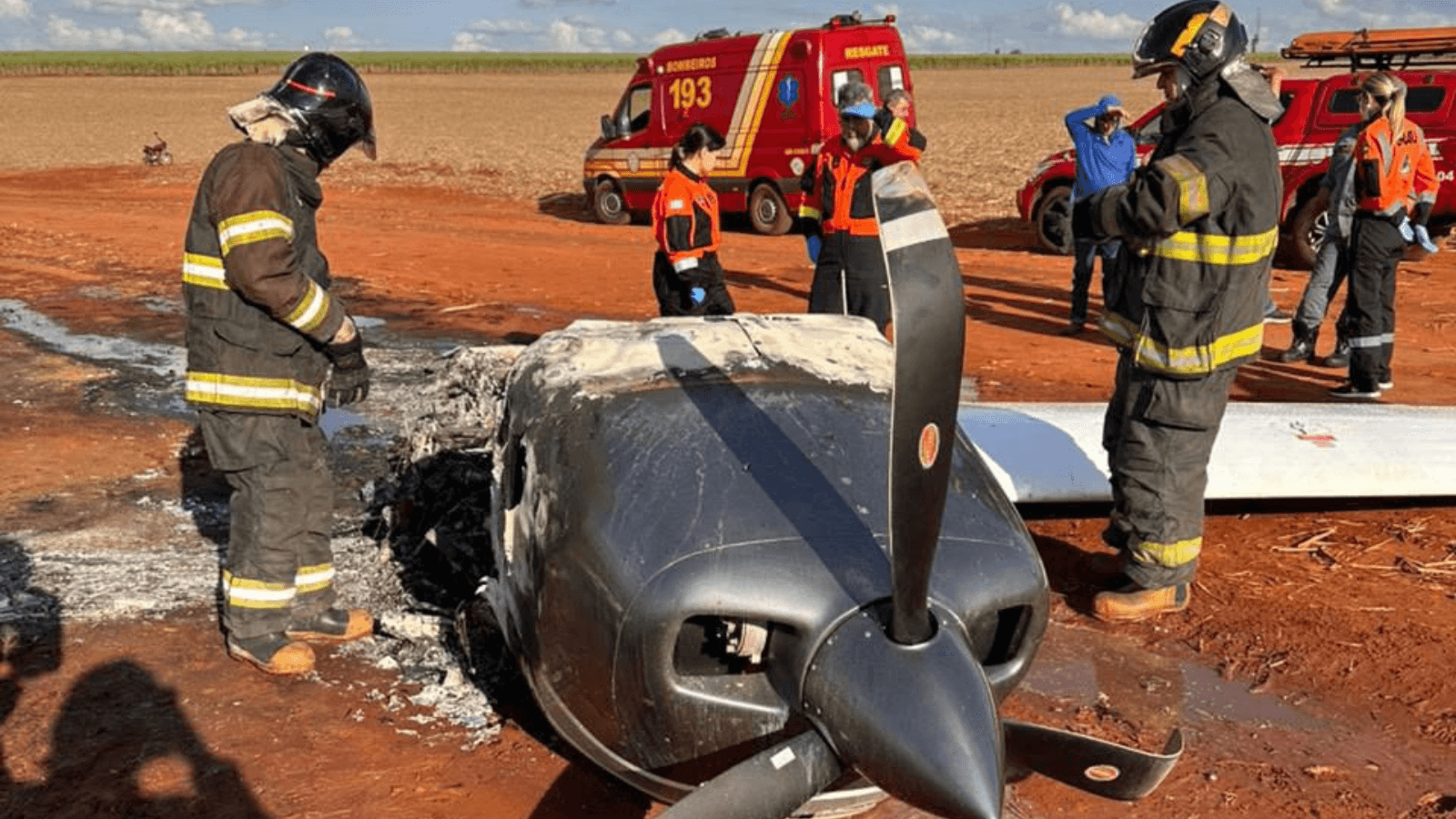 Aeronave de pequeno porte faz pouso forçado na região de Guapiaçu