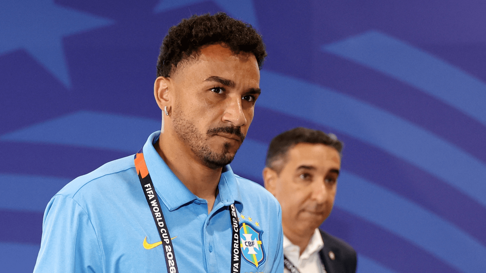Danilo foi o único jogador a retornar no voo fretado da CBF I Foto: Reuters/Troy Taormina