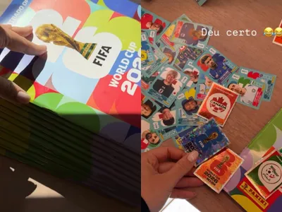 Rafa Kalimann se confunde e compra álbuns da Copa ao invés de figurinhas