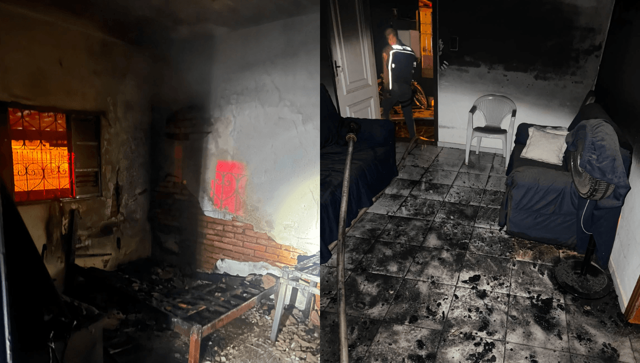 Polícia e bombeiros salvam homem com deficiência de incêndio em Iracemápolis