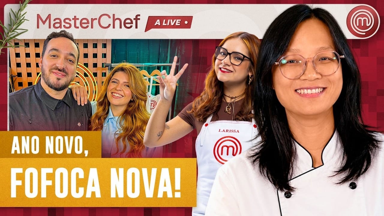 "MasterChef: A Live" recebe a eliminada, Larissa, e Jiang Pu; assista