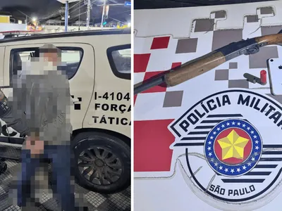 Homem é preso com espingarda calibre 12 dentro de ônibus em Jacareí