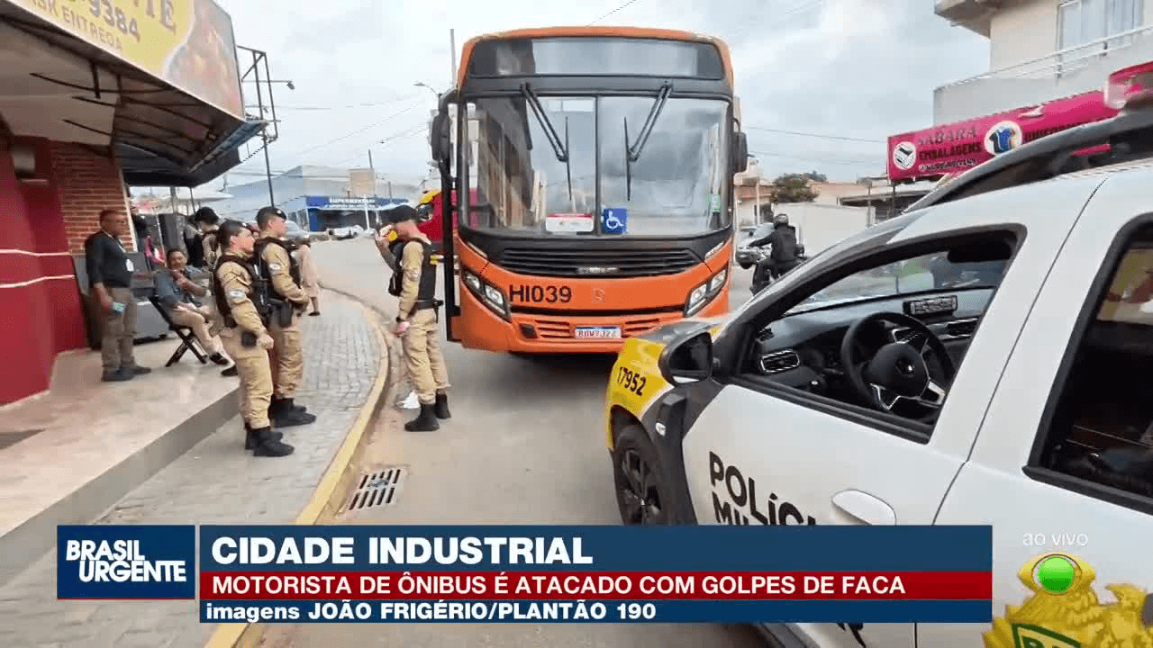 Motorista de ônibus é esfaqueado dentro de coletivo em Curitiba