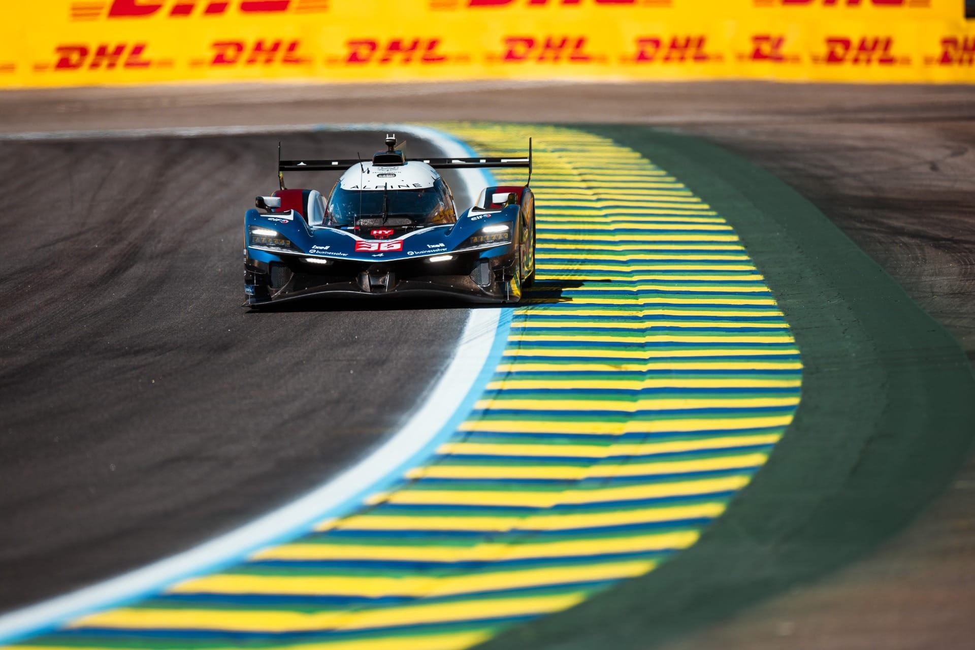 Alpine #35 lidera treino livre 3 da 6 Horas de São Paulo; Derari é 4º