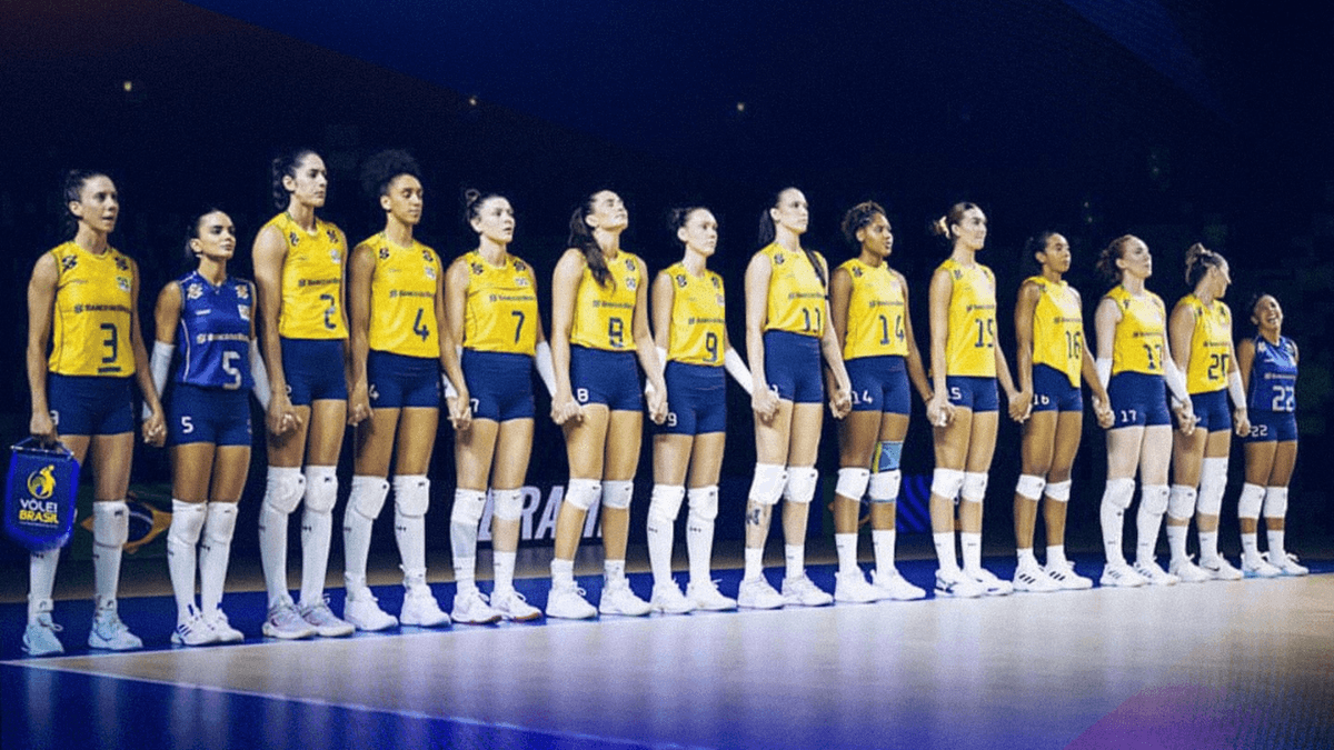 Classificado, Brasil é derrotado na Liga das Nações Feminina de Vôlei