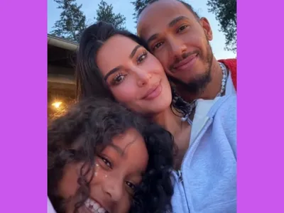 Kim Kardashian afasta rumores de crise com Hamilton em post em família