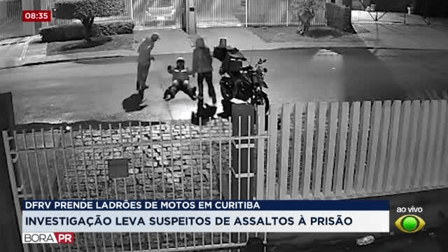 Polícia desmantela quadrilha que roubava motos em Curitiba