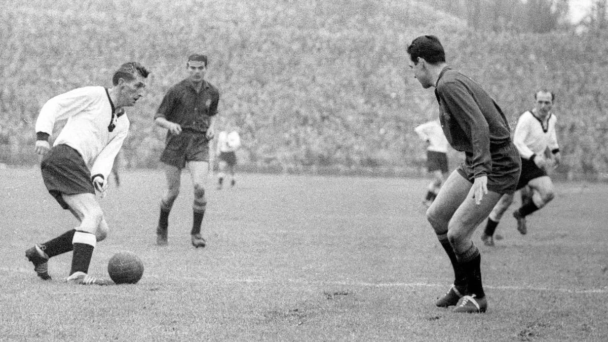 Alemanha VS Hungria no final da Copa do Mundo de 1954Crédito: X