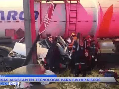 Empresas apostam em tecnologia para reduzir ponto cego de caminhões
